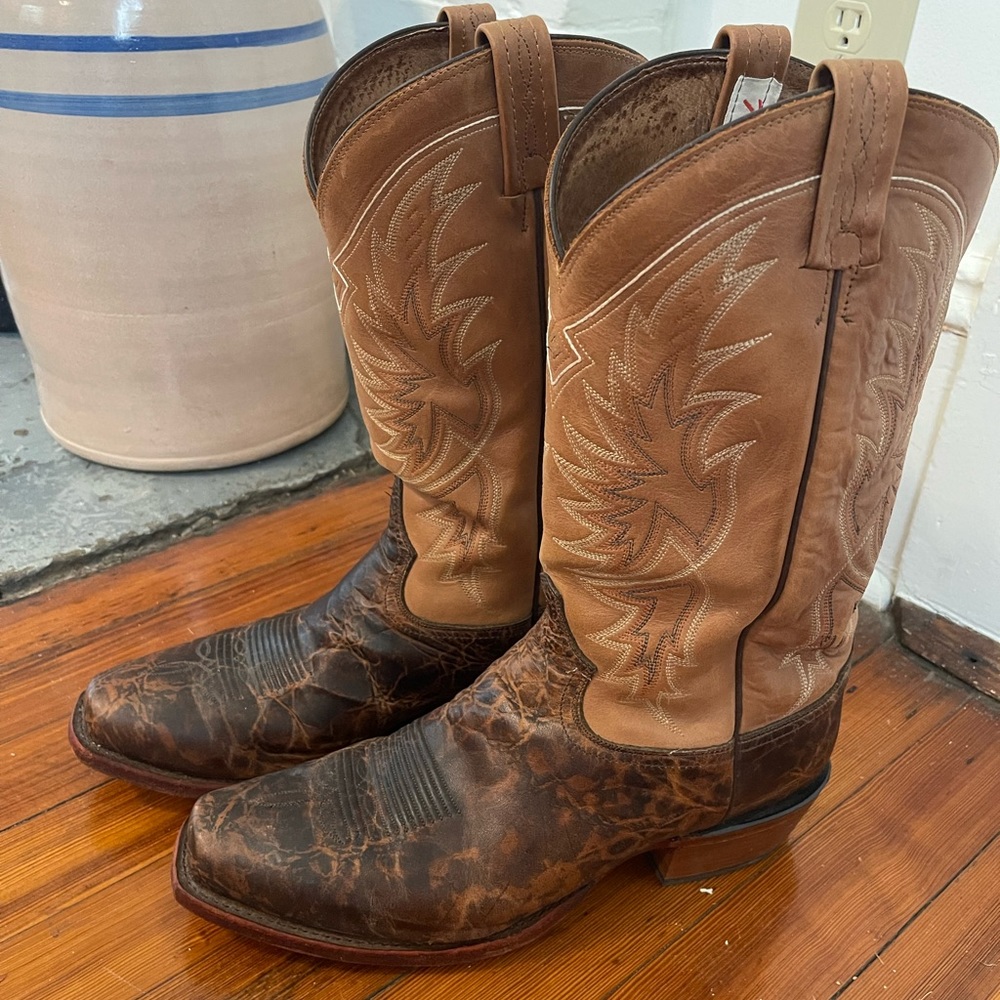 Tony Lama 11.5 EE Mens Tornado Western leather boots